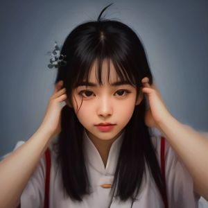 桌面上摆放着笔记本电脑与放大镜，暖棕色调光线，象征对踩肚子vk相关信息的核查过程